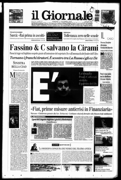 Il giornale : quotidiano del mattino